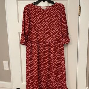 Miss Selfridge Red Polka Dot Dress